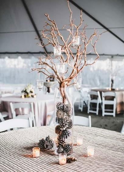 arbre decoratif hivernale